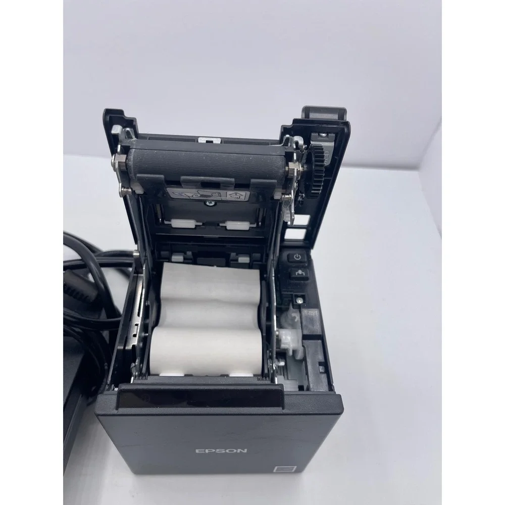Epson Thermal Receipt Printer with Power Supply AC Adapter Black‎ POS